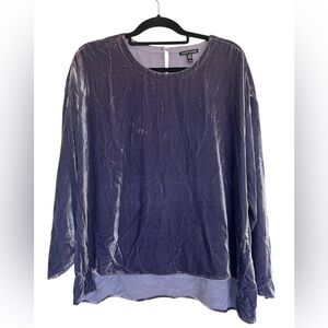 Eileen Fisher Lavender Blouse Size Medium